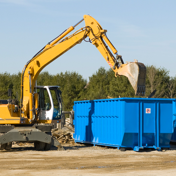 how many times can i have a residential dumpster rental emptied in Virginia NE